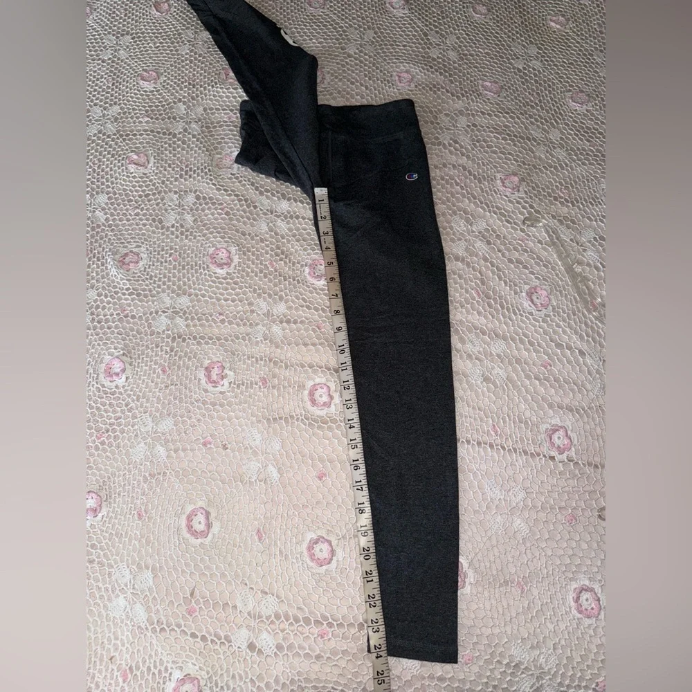 Champion Signature Script Leggings Granite Heather NWOT Size M